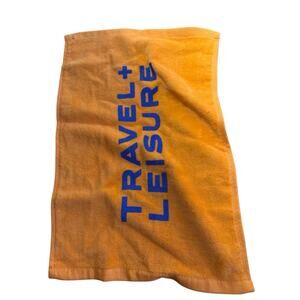 Orange Travel And + Leisure Bathroom Restroom Travel Beach Cotton New Tailgate